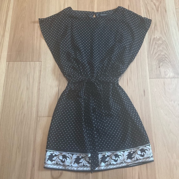 White House Black Market Black/White Polka Dot Dress, Size 4 - Picture 7 of 11